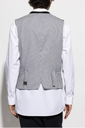 Yohji Yamamoto Waistcoat with striped pattern