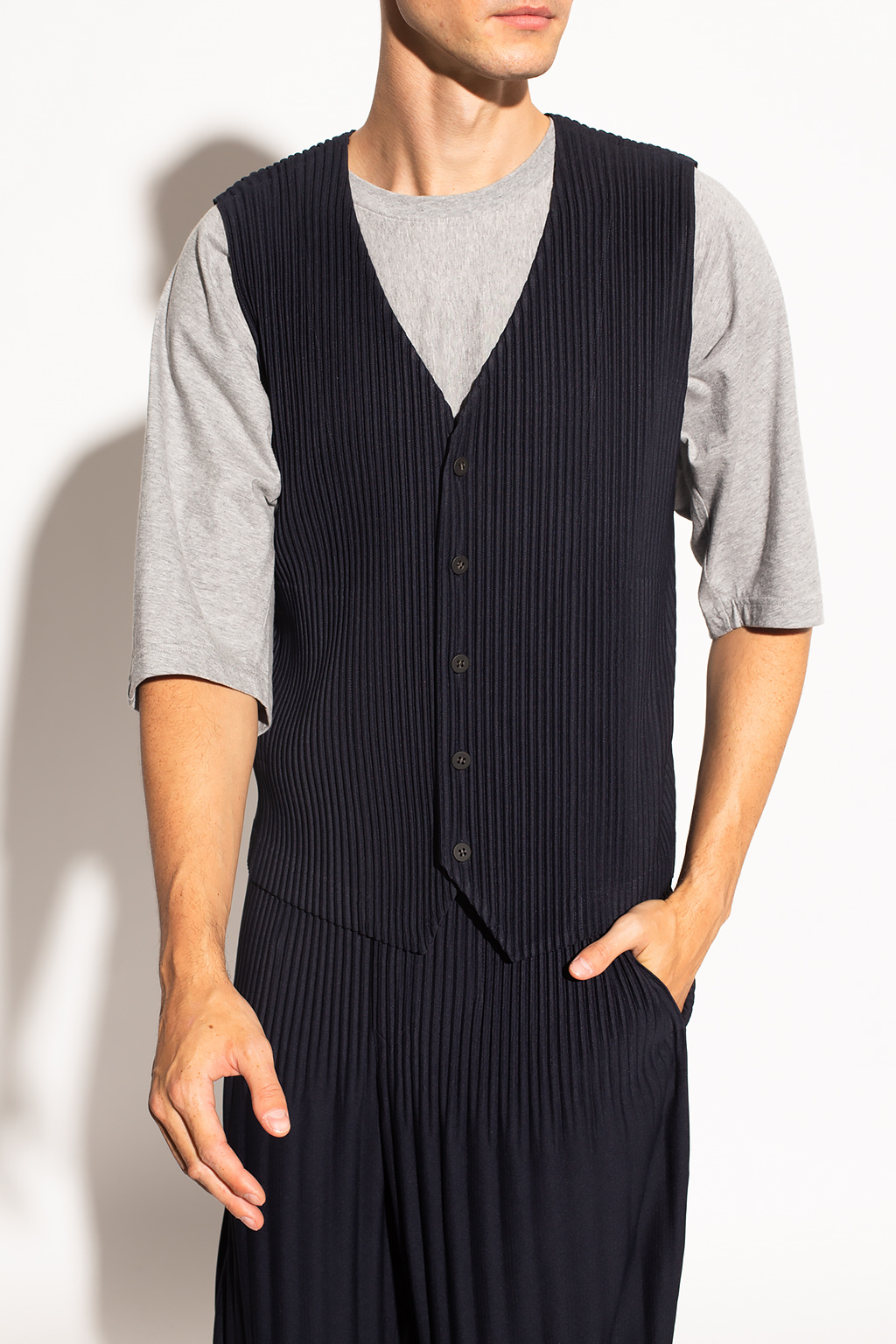 Issey Miyake Homme Plisse Pleated vest