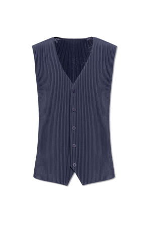 Pleated Vest