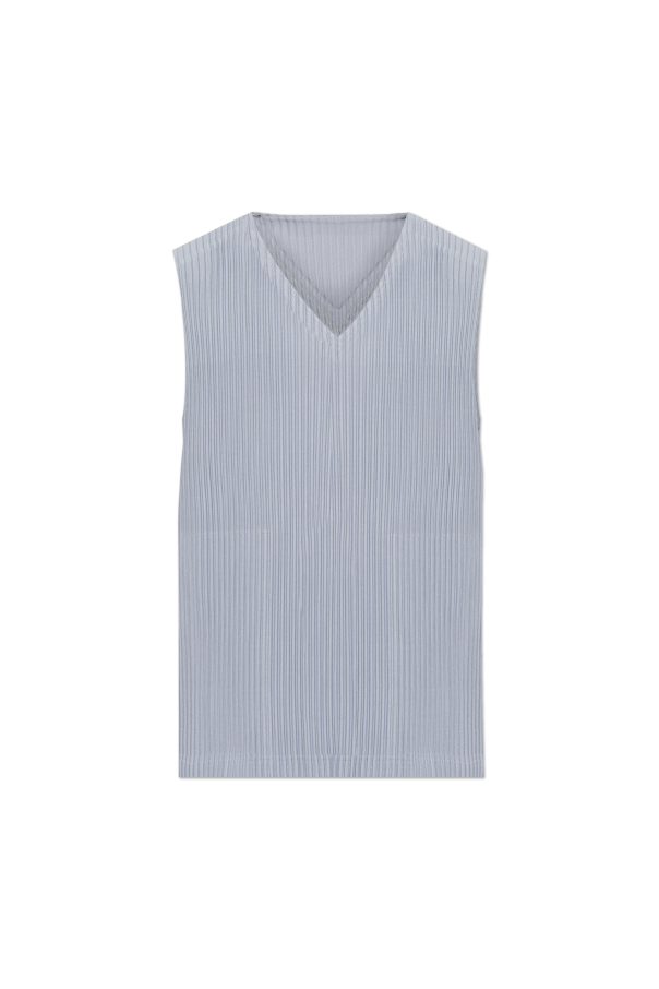 Homme Plissé Issey Miyake Pleated sleeveless t-shirt