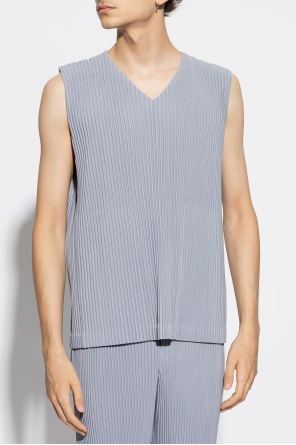 Homme Plisse Issey Miyake Pleated sleeveless t-shirt