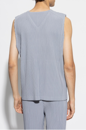 Homme Plisse Issey Miyake Pleated sleeveless t-shirt