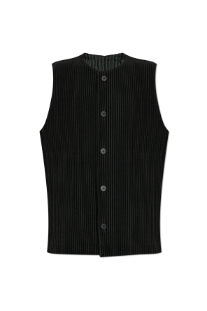 Pleated Vest