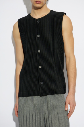 Homme Plissé Issey Miyake Plisowana kamizelka