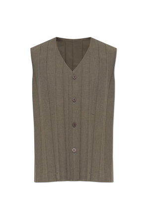 Pleated vest