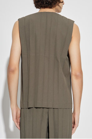Homme Plissé Issey Miyake Plissierte Weste