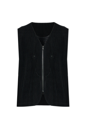 Pleated vest