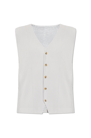 Pleated vest