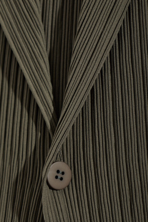 Issey Miyake Chaleco largo plisado