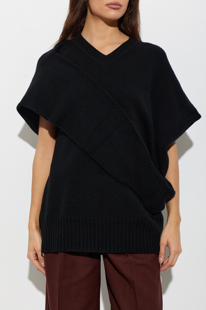 Issey Miyake Wool vest with a v-neck