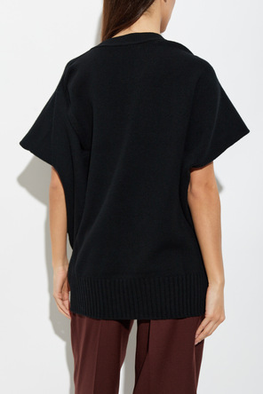 Issey Miyake Wool vest with a v-neck