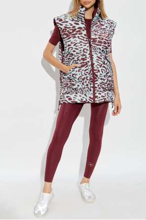 Reversible vest with animal print od ADIDAS by Stella McCartney