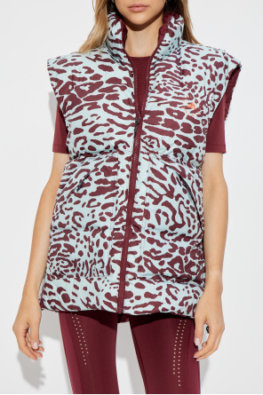 ADIDAS by Stella McCartney Reversible vest with animal print