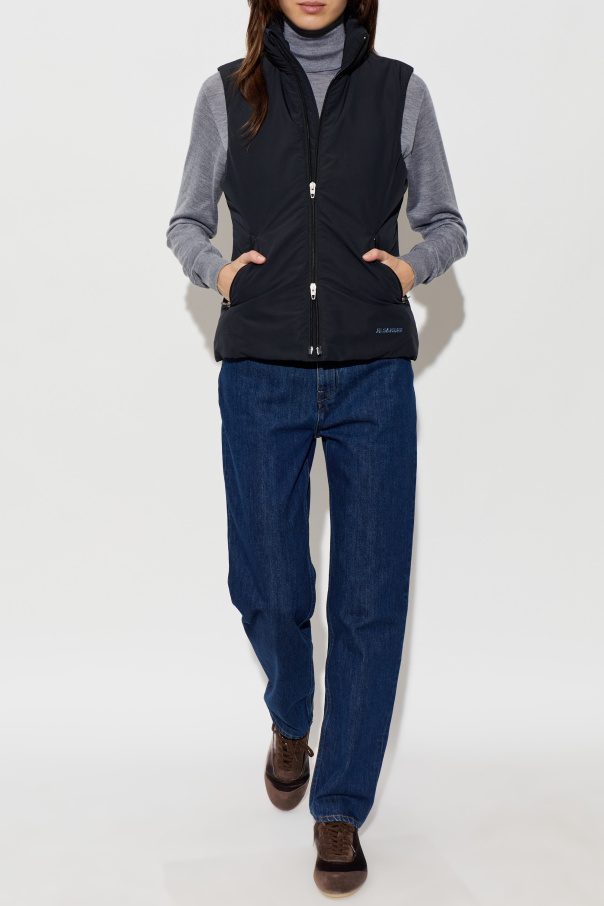 JIL SANDER Colete acolchoado