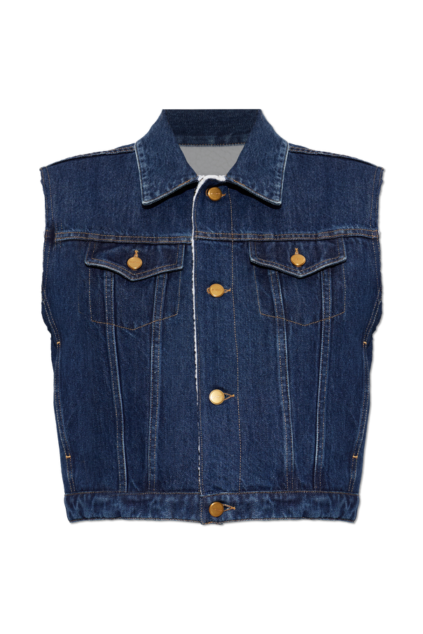 JIL SANDER Denim vest