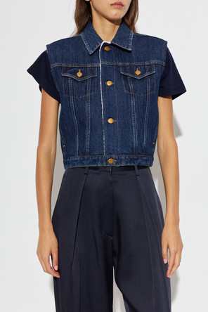 JIL SANDER Denim vest