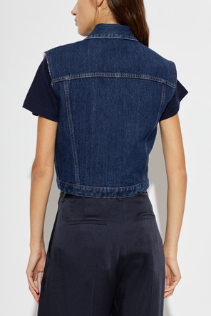JIL SANDER Denim vest