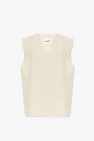 JIL SANDER Vest with decorative bow