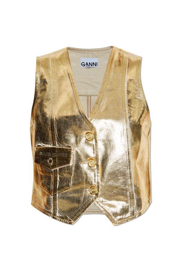 Ganni Vest with Pocket
