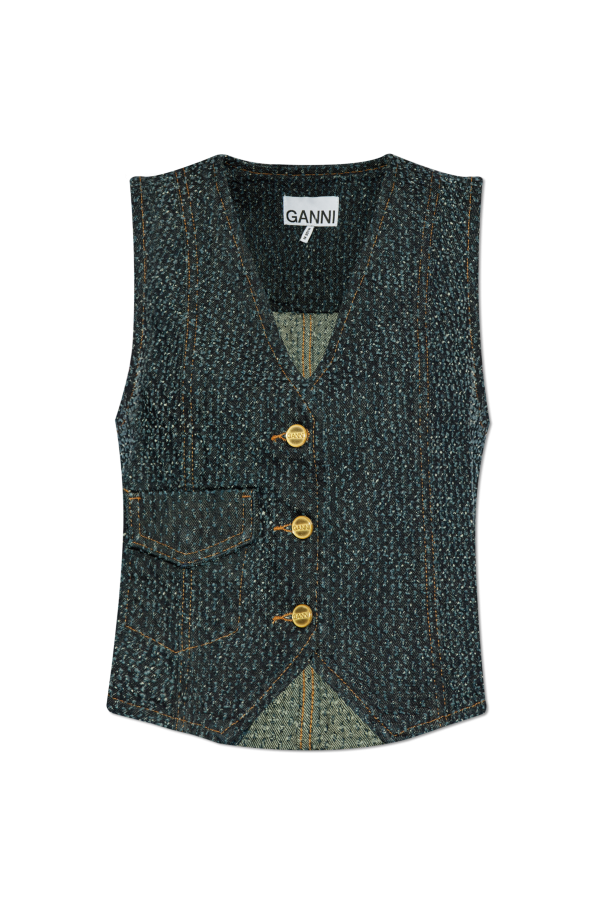 Ganni Denim vest