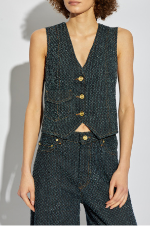 Ganni Denim vest