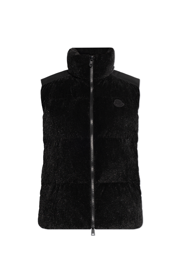 Moncler Down vest with lurex thread