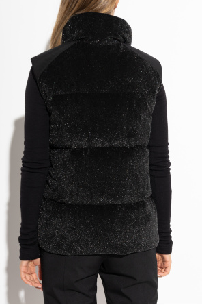 Moncler Down vest with lurex thread