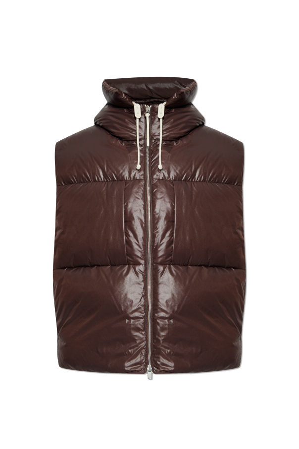 Puffer vest with hood od JIL SANDER+