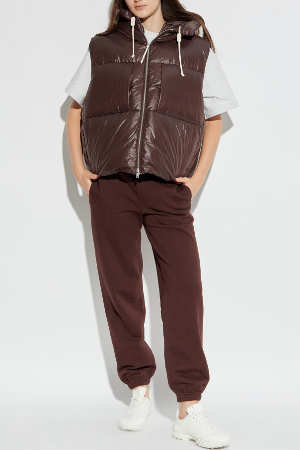 JIL SANDER+ Puffer vest with hood