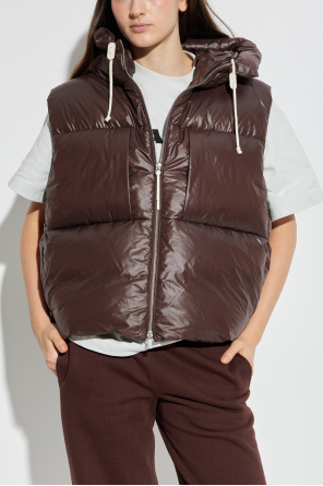 JIL SANDER+ Puffer vest with hood