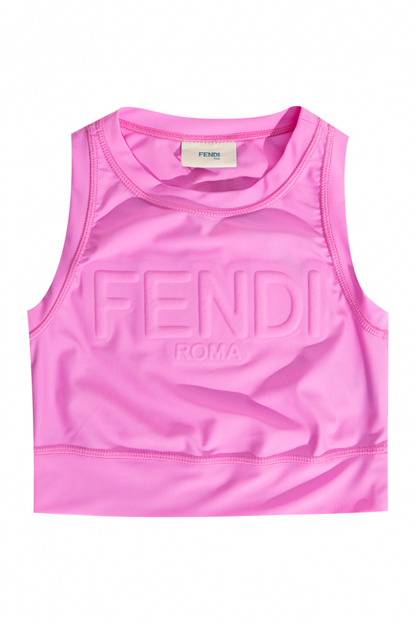 Fendi Kids fendi boxy short sleeved shirt