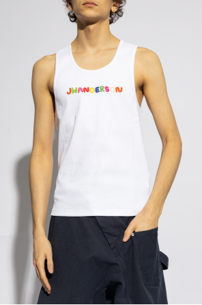 JW Anderson Logo-embroidered top