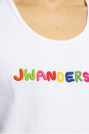 JW Anderson Logo-embroidered top