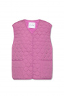 American Vintage PURPLE Oversize quilted vest