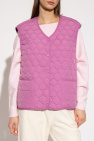 American Vintage PURPLE Oversize quilted vest