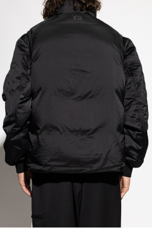 Y-3 Steppweste mit Logo