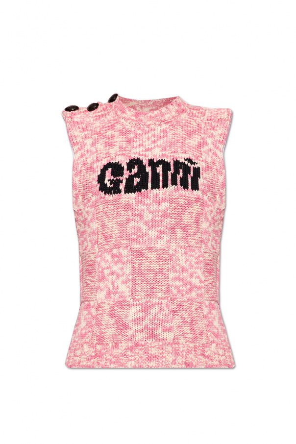 Ganni Vest with logo
