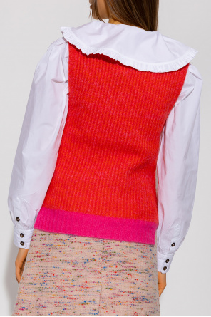 Ganni Vest with decorative buttons