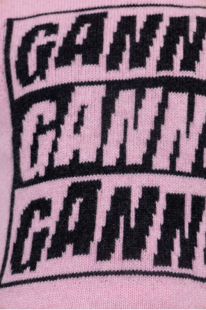 Ganni Wool vest with logo