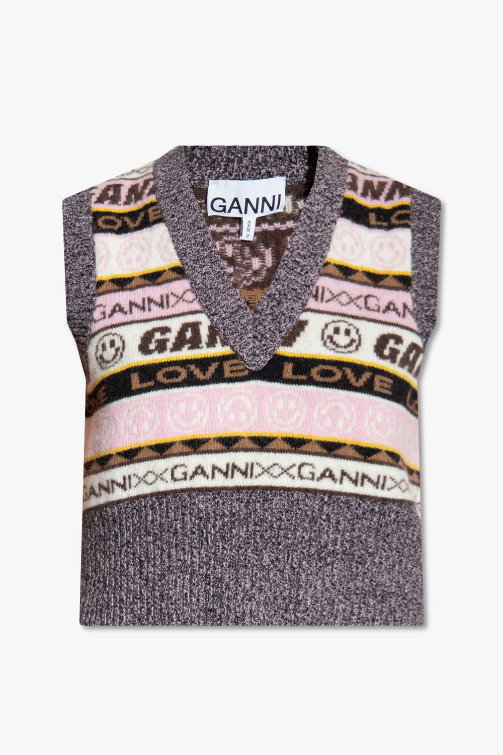 Ganni Patterned vest