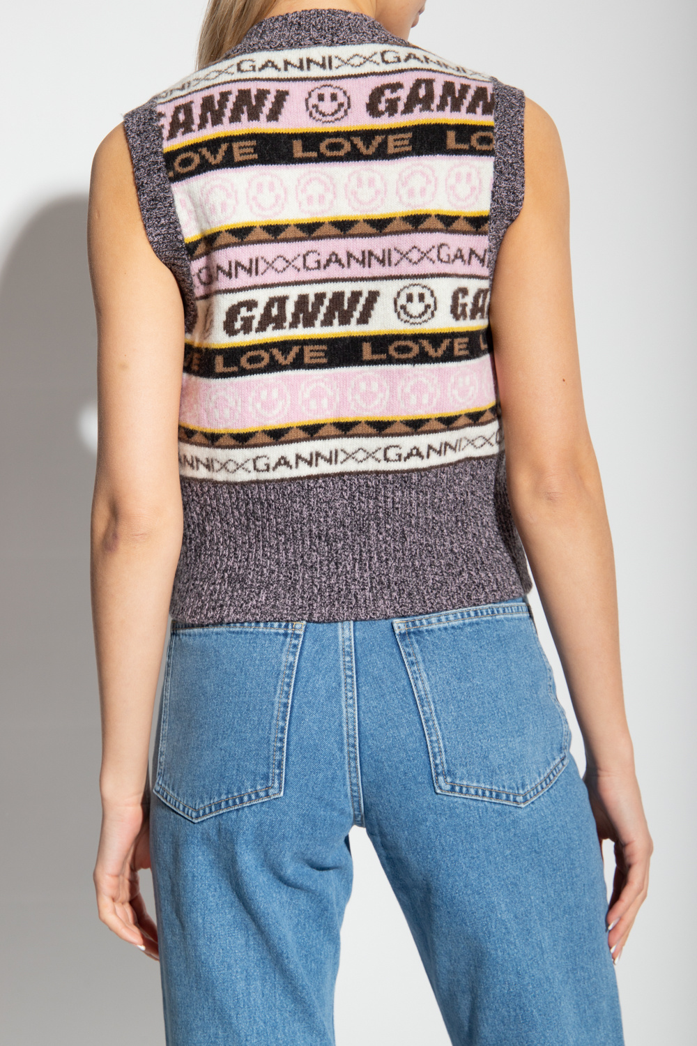 Ganni Patterned vest