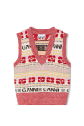 Ganni Patterned vest