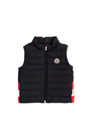 Chaleco de plumón con cuello alto