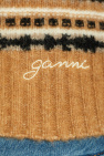 Ganni beige Striped Pattern Vest