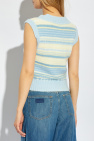 Ganni light blue Ganni Vest with Pattern
