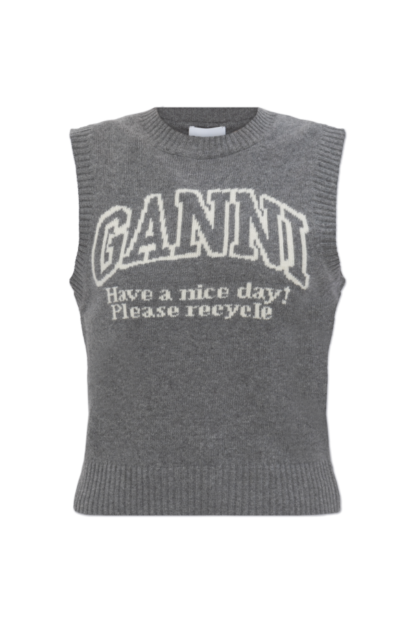 Ganni Vest with logo