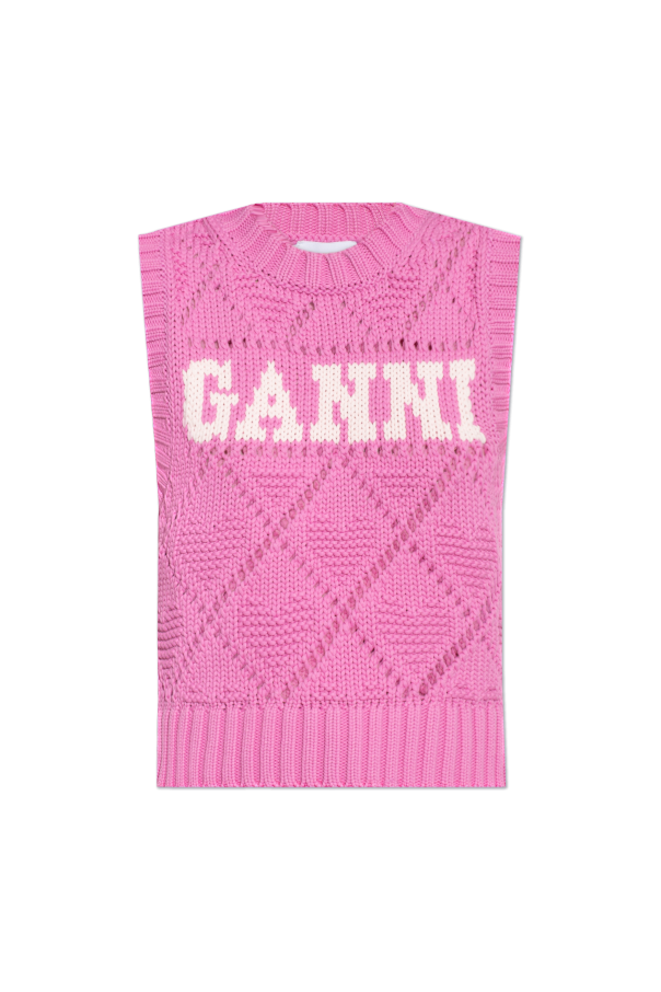 Ganni Vest with logo