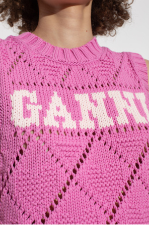 Ganni Vest with logo