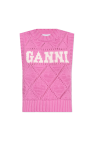 Ganni Vest with logo
