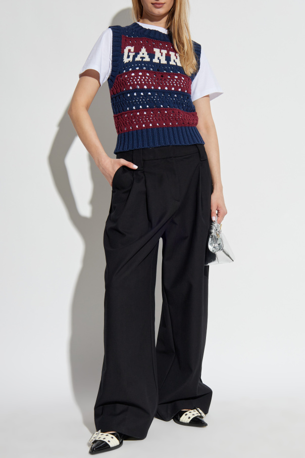 Ganni Vest with logo
